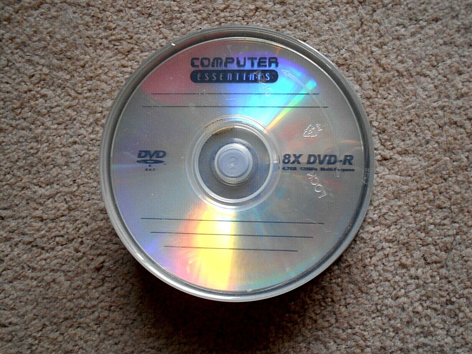 Computer Essentials DVD-R 8X 4.7 GB 120 min. 25 PK