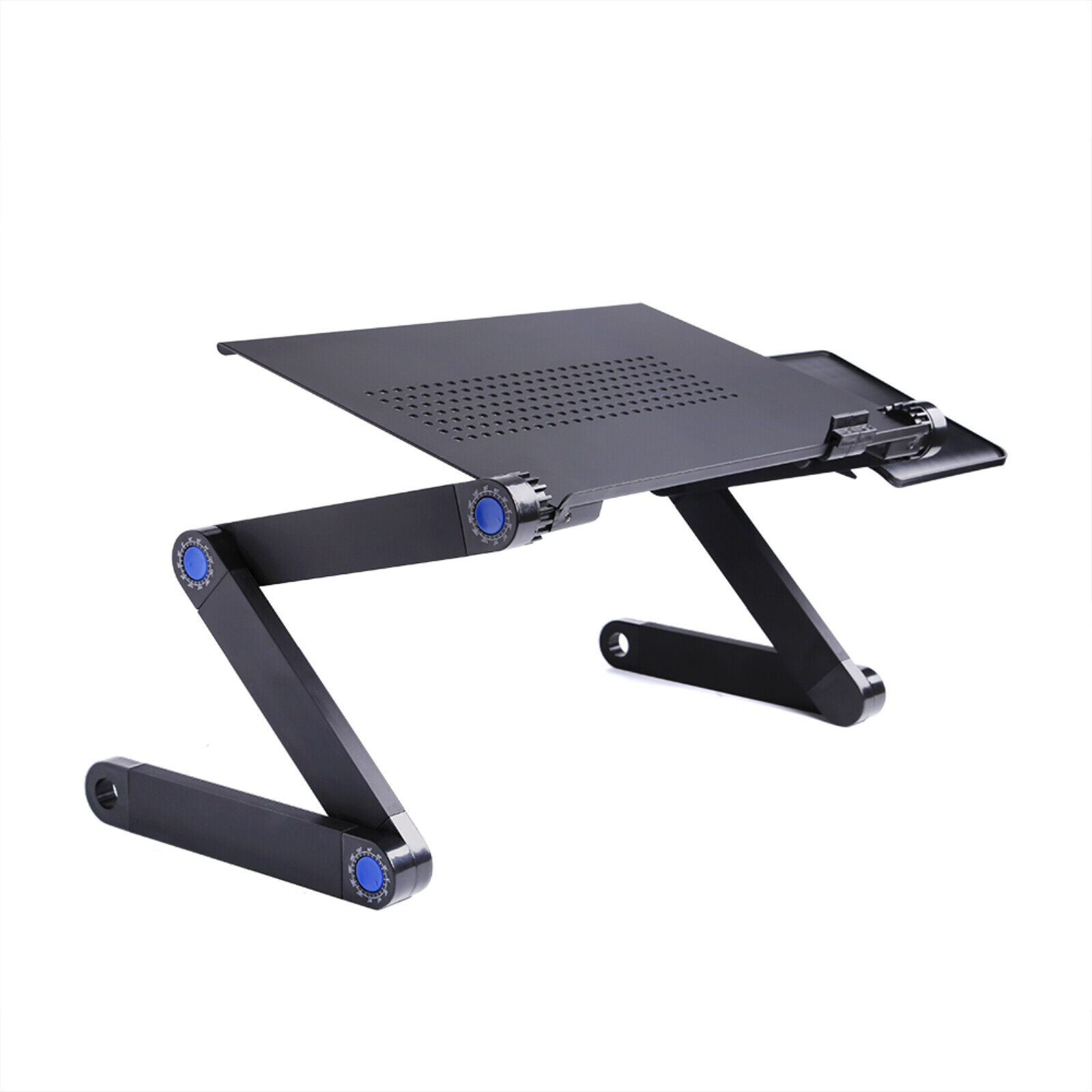 360°Adjustable Laptop Table Folding Lap Desk Notebook Stand W/ Cooling Fan