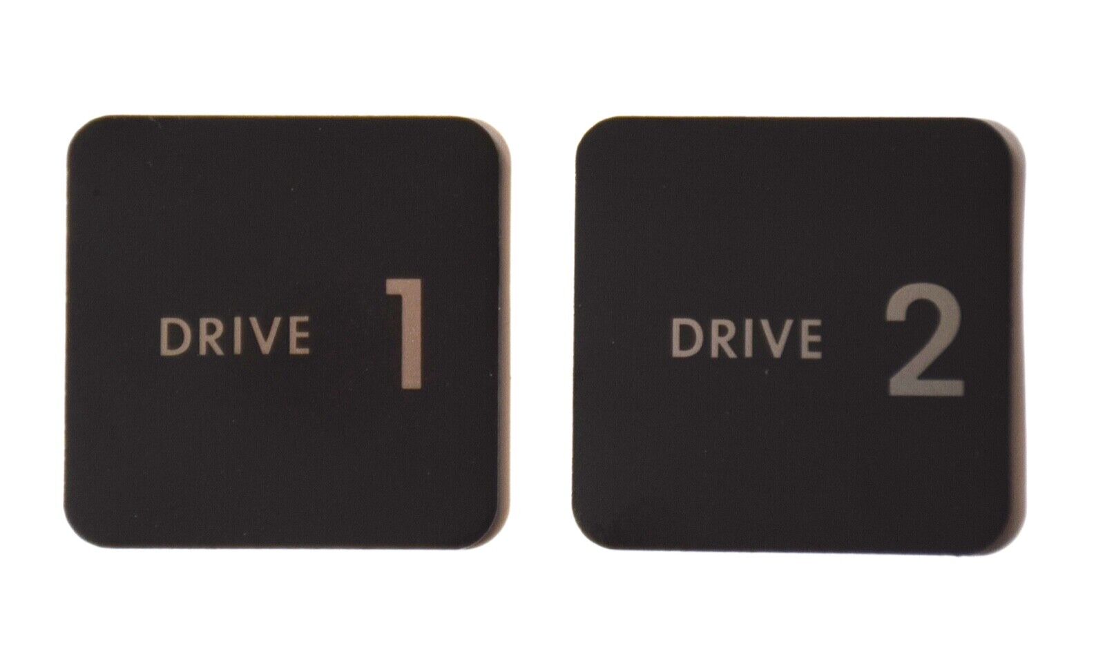 NEW Metal Apple Floppy Disk II Drive Badge PAIR for II II Plus IIe