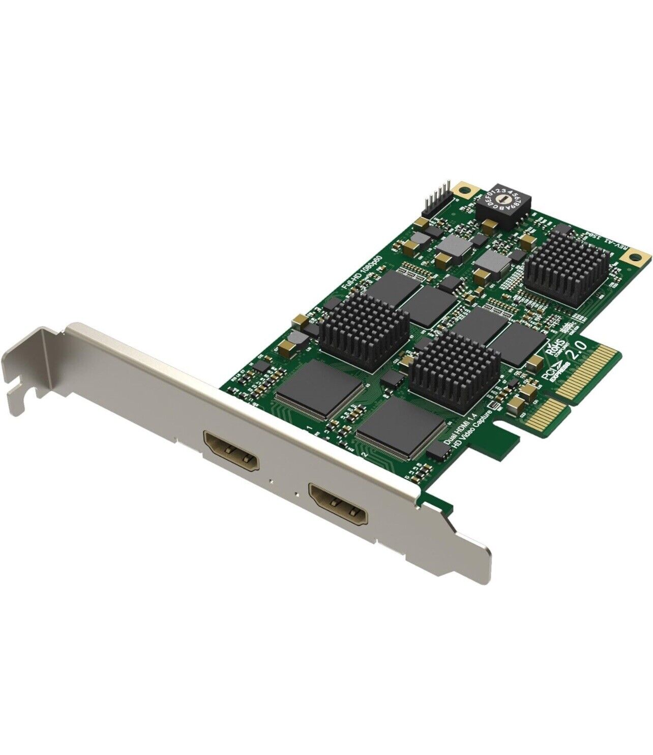 Magewell Pro Capture Dual HDMI 1080p 60fps Card Model 11080 PCIe 2.0