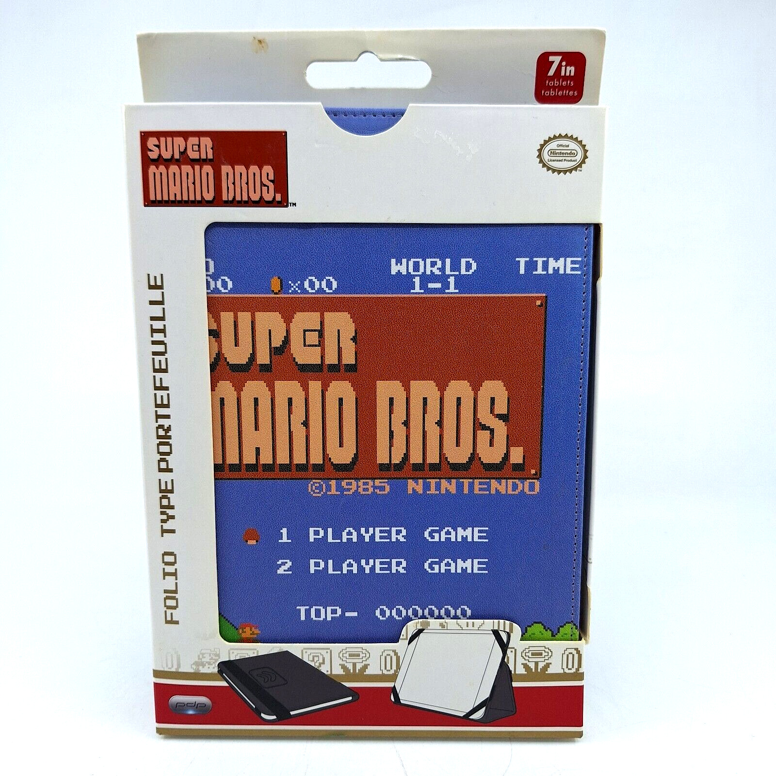 Folio Case Stand Cover for 7” Tablet, Super Mario Bros., Universal