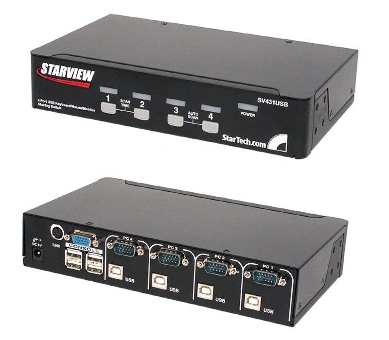 StarTech.com StarTech.com StarView SV431USB - KVM switch - USB - 4 ports - 1