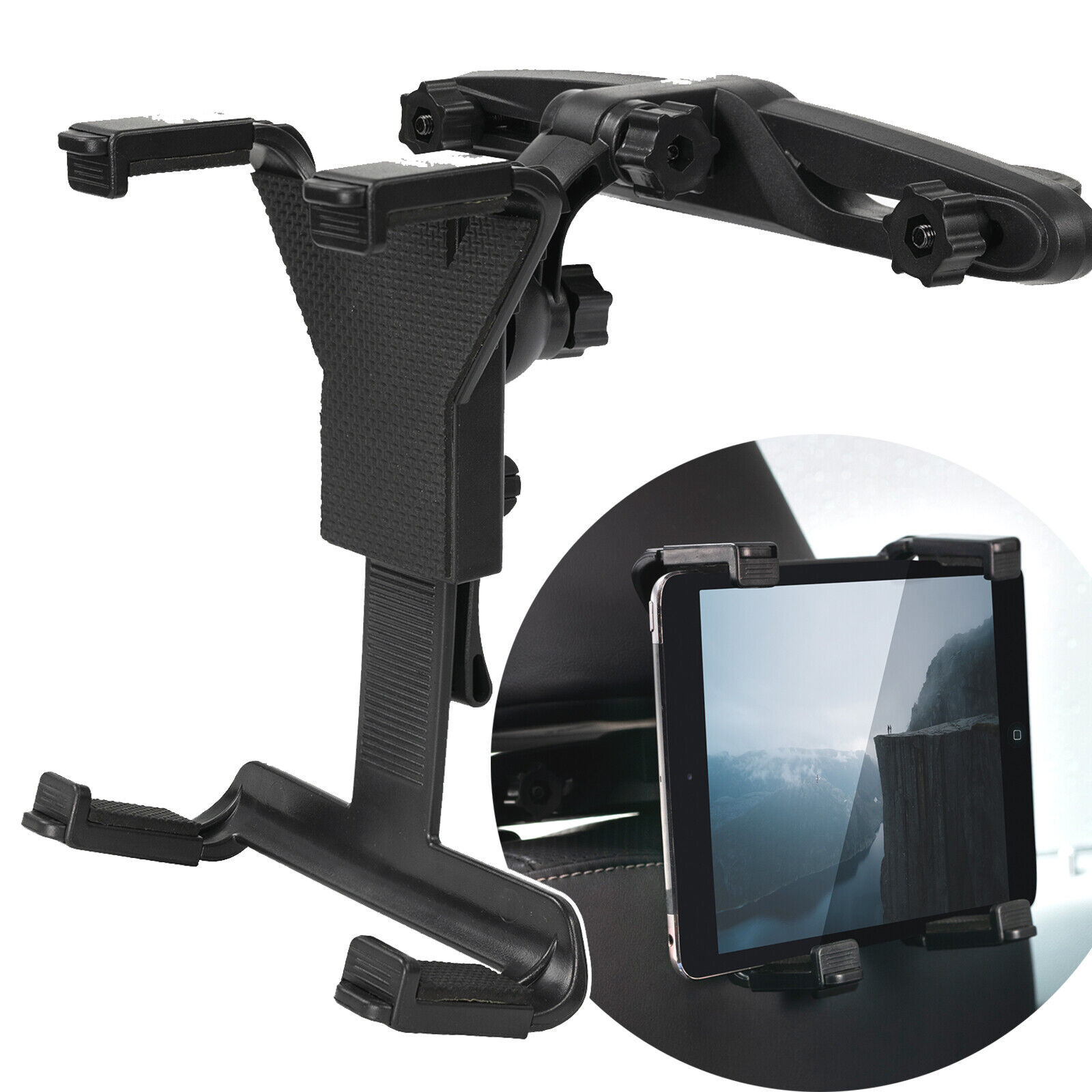 Headrest Back Seat Car Holder Mount Universal for iPad TableSt Samsung Tablet US