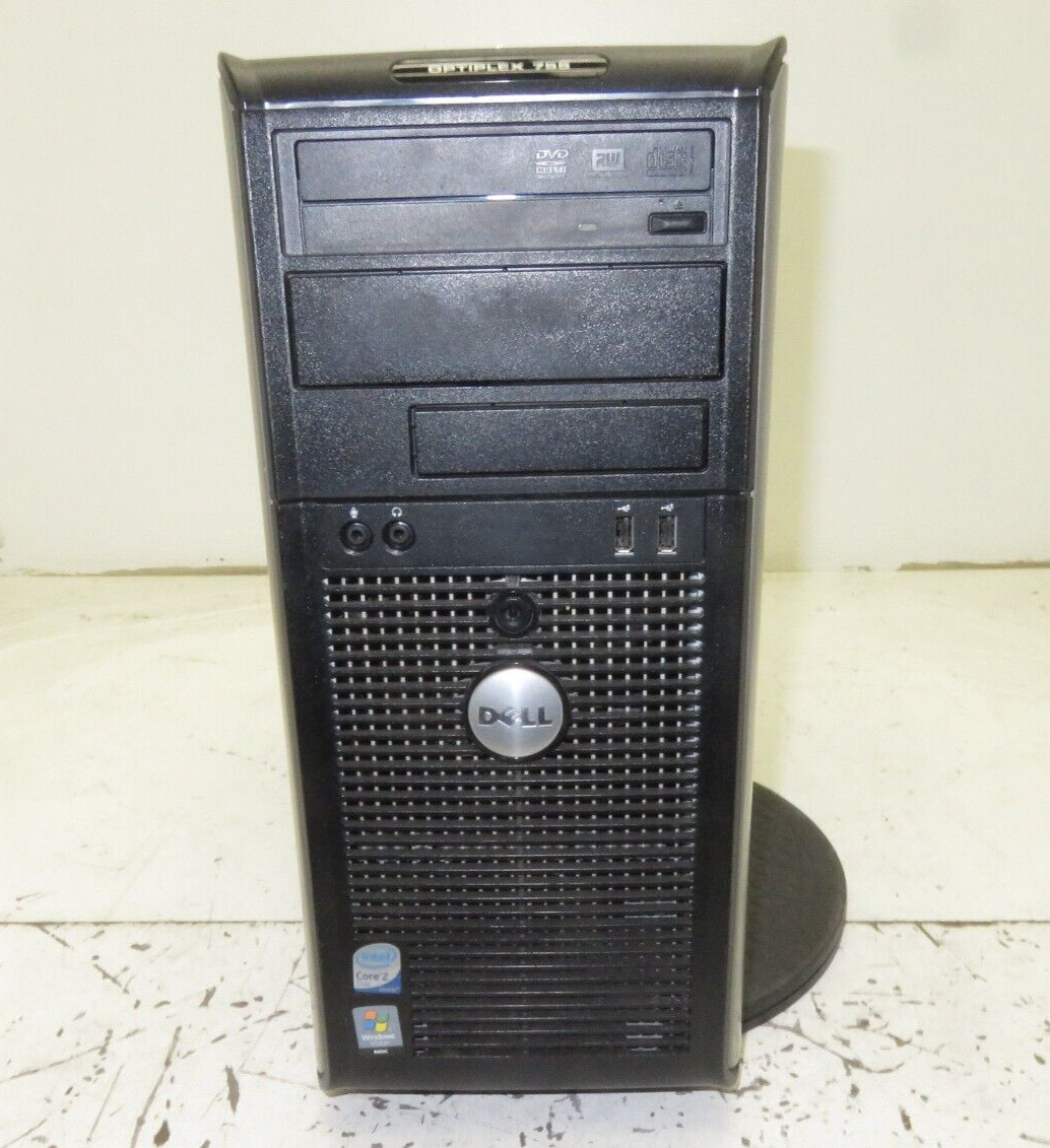 Dell OptiPlex 755 Desktop Computer Intel Core 2 Duo 1GB Ram 500GB Windows XP