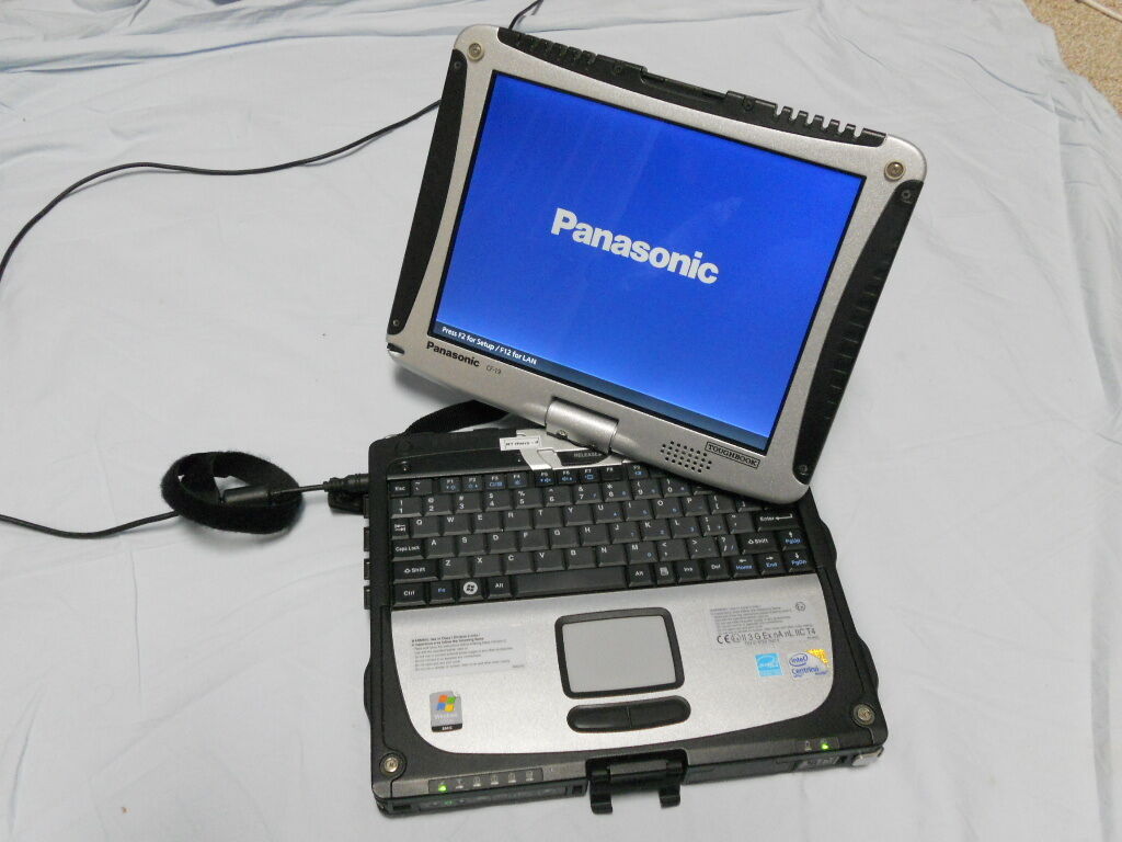 Panasonic CF-19 Touch Screen Tablet Toughbook GPS Win 7 Pro 4gb 250gb Office