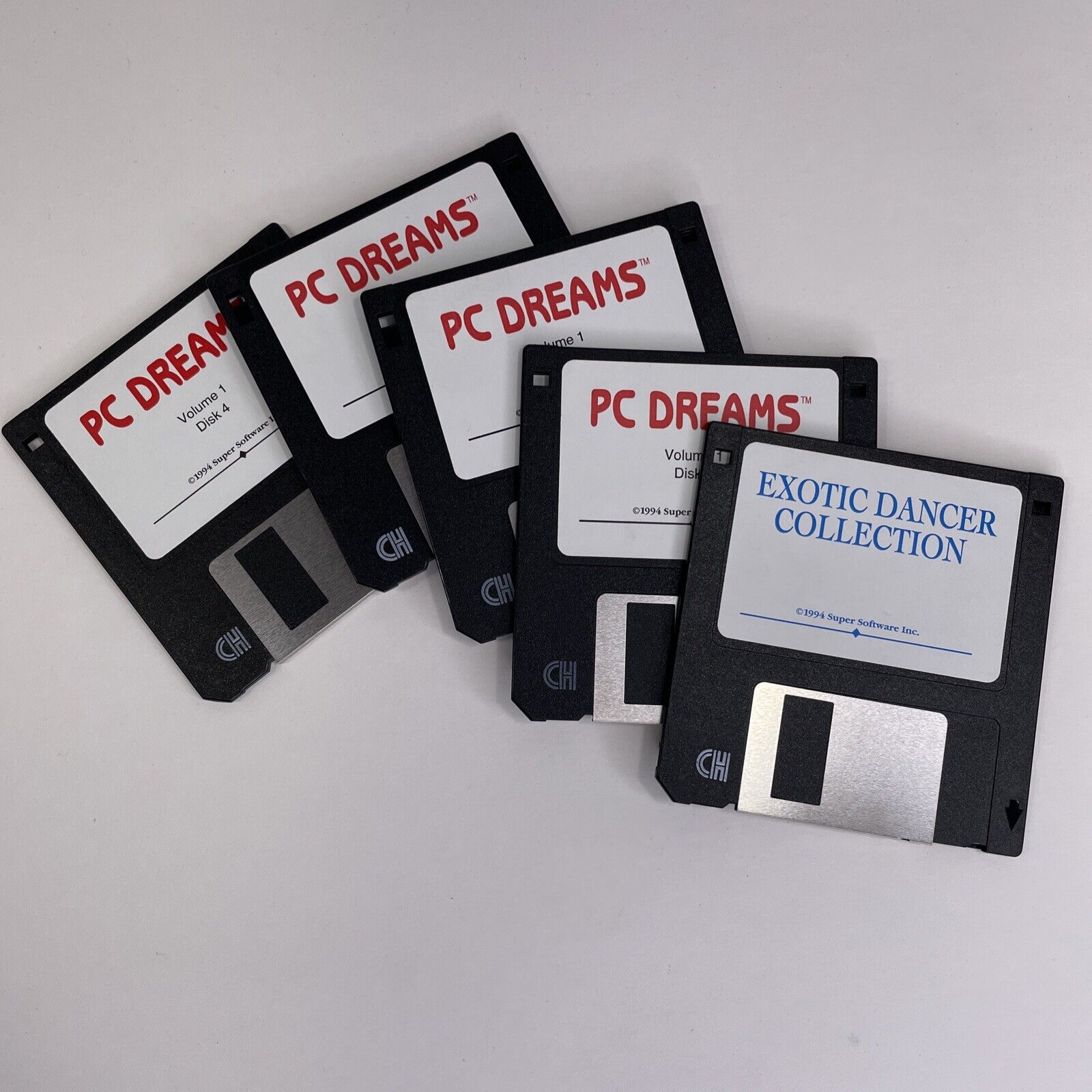 RARE GRAIL PC Dreams Complete 5 Disk Set (1994, 3.5” Floppy Disk) Super Software