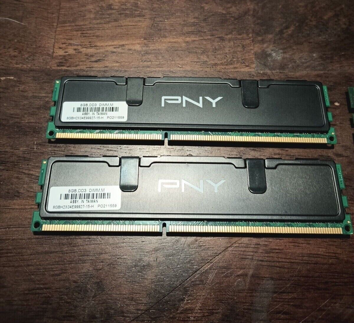PNY XLR8 16GB(2x8GB) DDR3 1600MHz PC3-12800 Desktop Memory 8GBH2X04E99927
