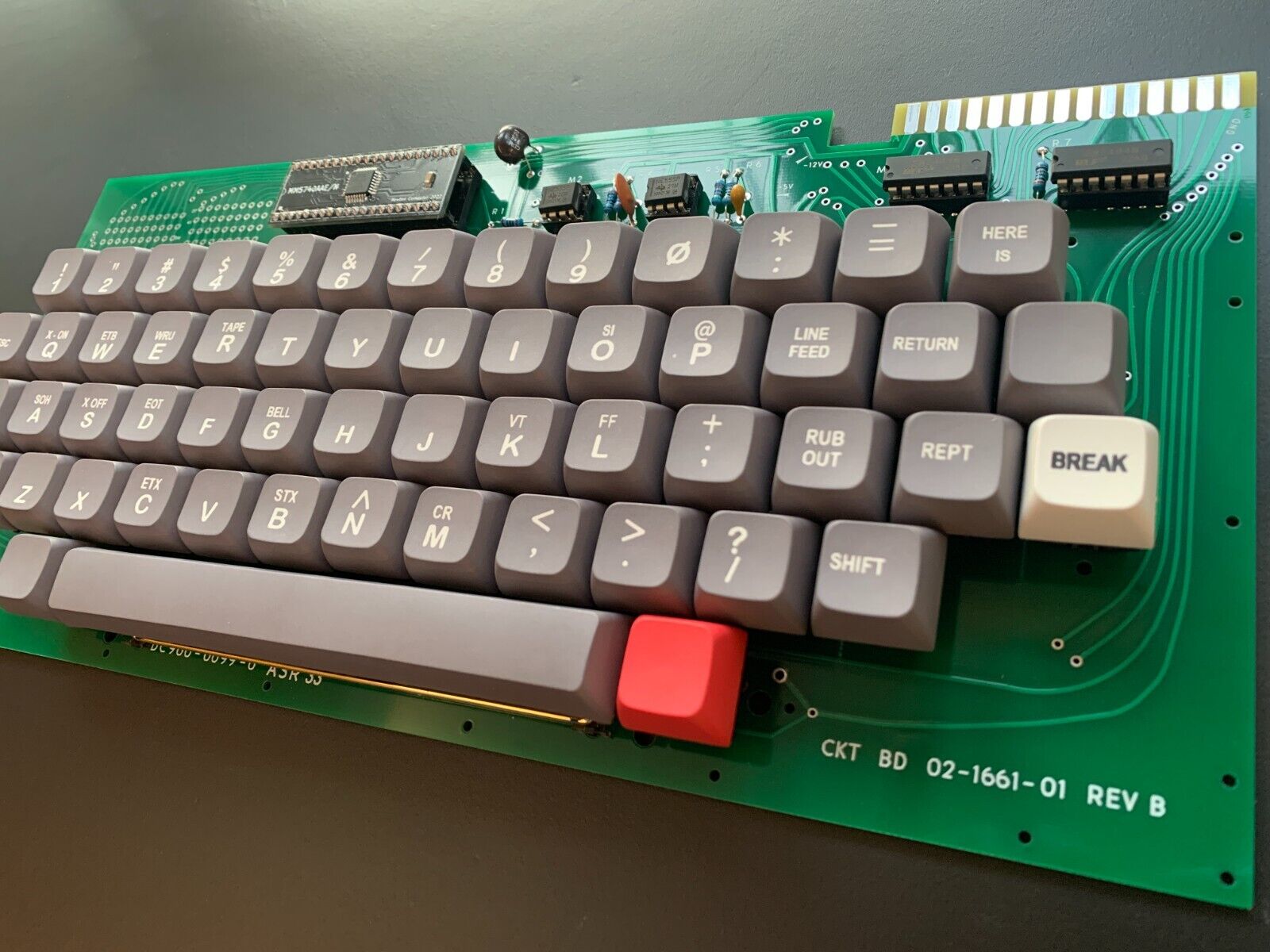 Datanetics Rev B Keyboard replica for Apple 1 I - Newton NTI ++200 sets sold++