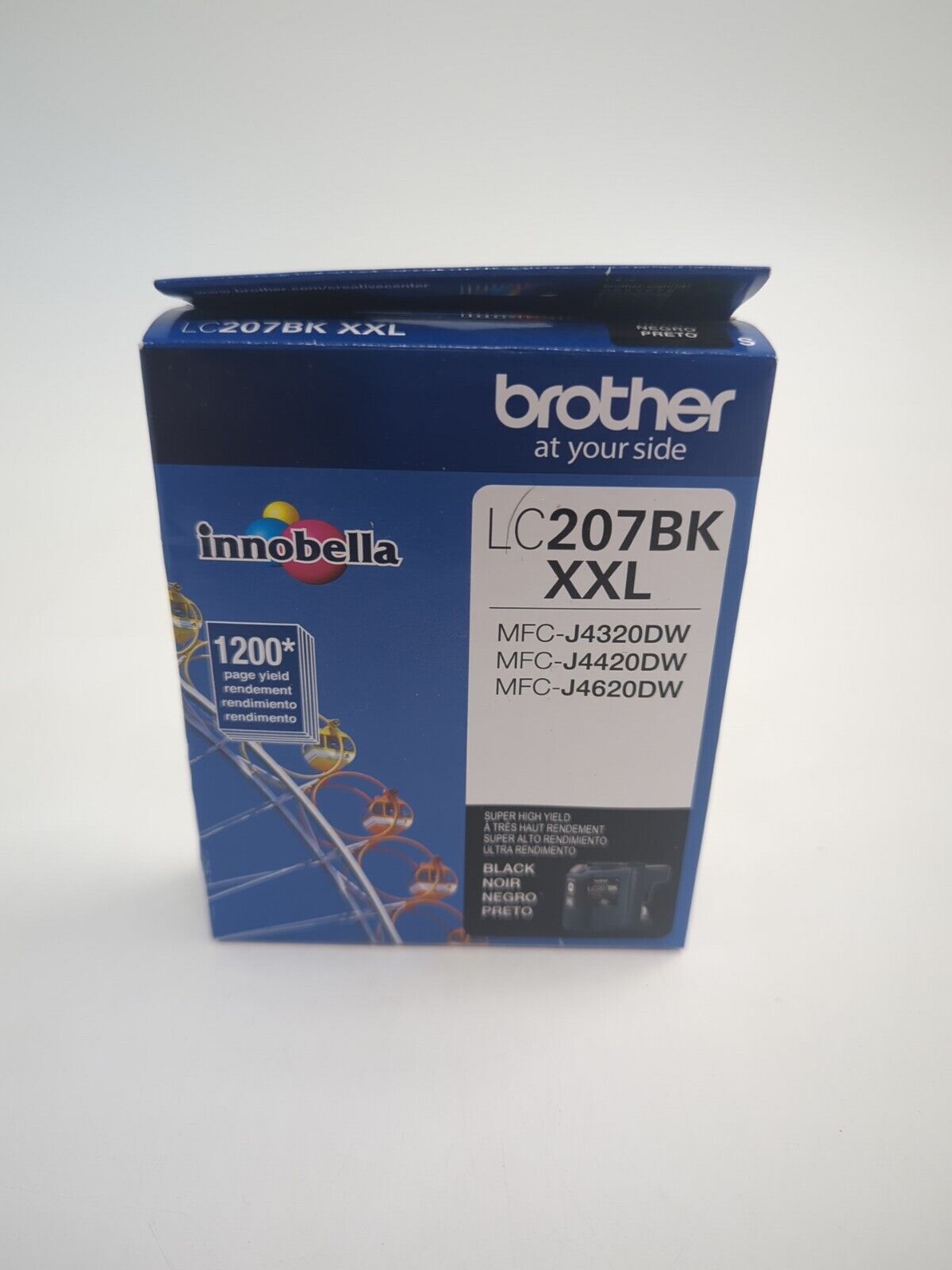 Brother LC207BK XXL Innobella Super High-Yield Ink, Black Exp 7/2023