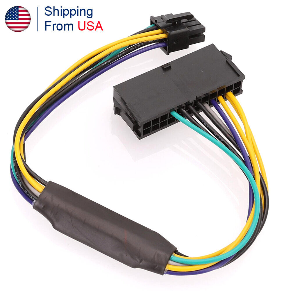 ATX 24pin to 8pin Power Supply Cable for DELL Optiplex 3020 7020 9020 T1700