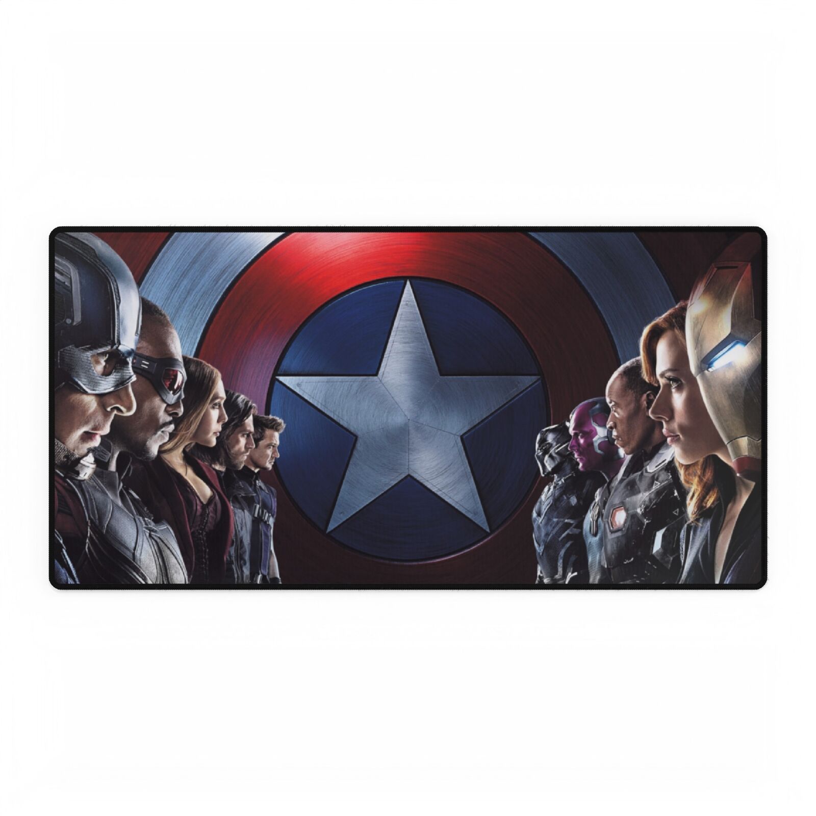 Marvel Civil War Characters High Definition PC PS Video Game Desk Mat Mousepad