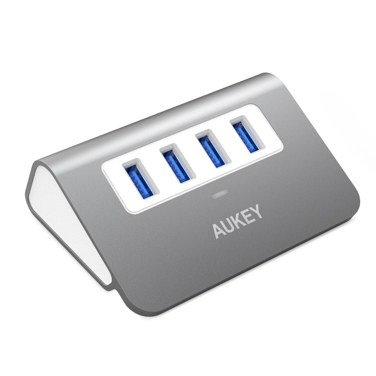 AUKEY USB Hub 3.0 Portable Aluminum 4 Port USB 3.0 Hub CB-H5