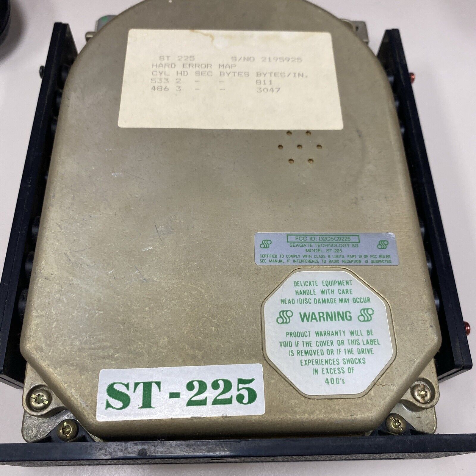 Seagate ST225 Internal Hard drive - Vintage
