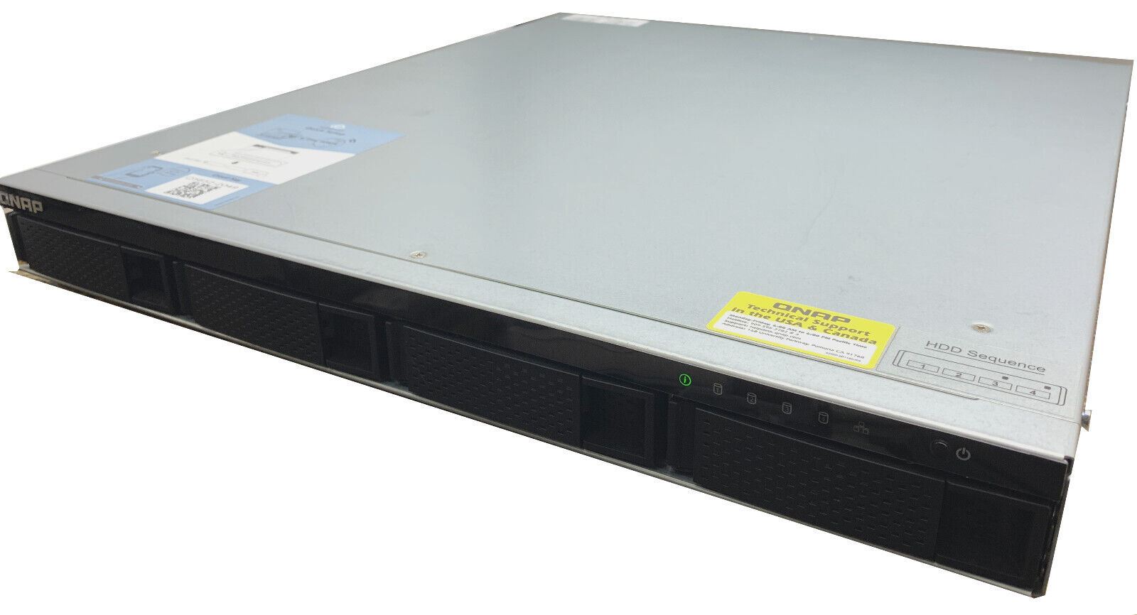 QNAP TS-453BU 52400-QE6710-00-RS 4-Bay 1U NAS Disk Array - No Drives