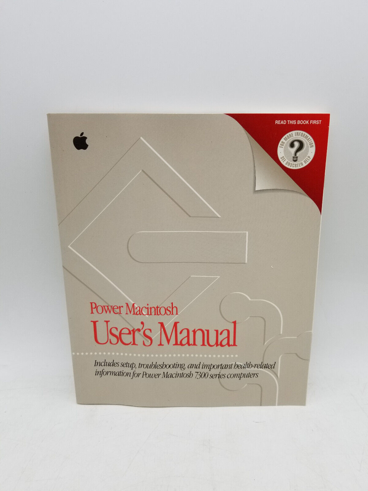 Vintage Apple Power Macintosh 7300 User's Manual