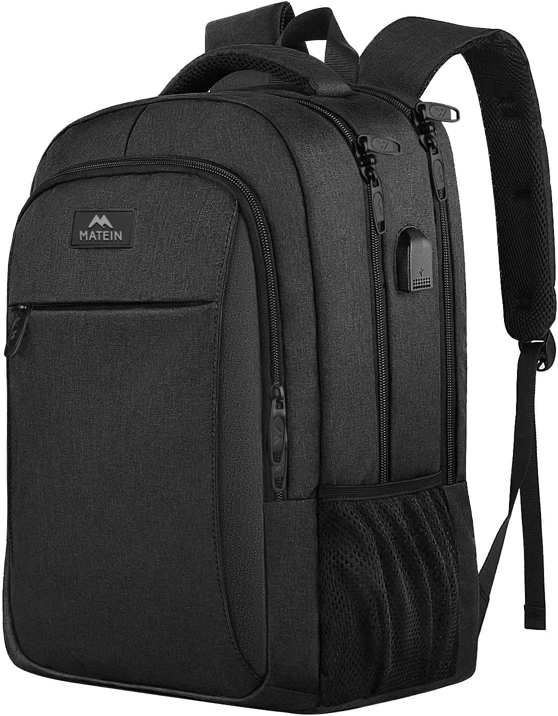 Business Laptop Backpack, 15.6 Inch Travel Laptop Bag Rucksack with USB Charging