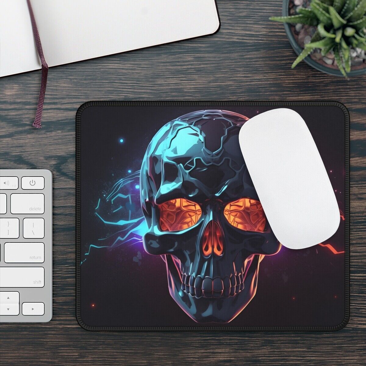 Gaming Mouse Pad Large, Cool Premium Desk Pad Skull Printed, Gaming Accessories