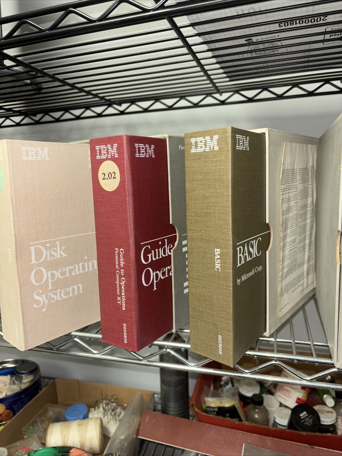 Vintage IBM DOS Manuals and Lotus 123 , 1 Lot Price