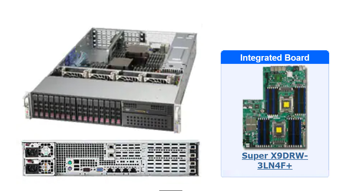 New Supermicro Super 2027R-N3RF4+ (SYS-2027R-N3RF4+) Server