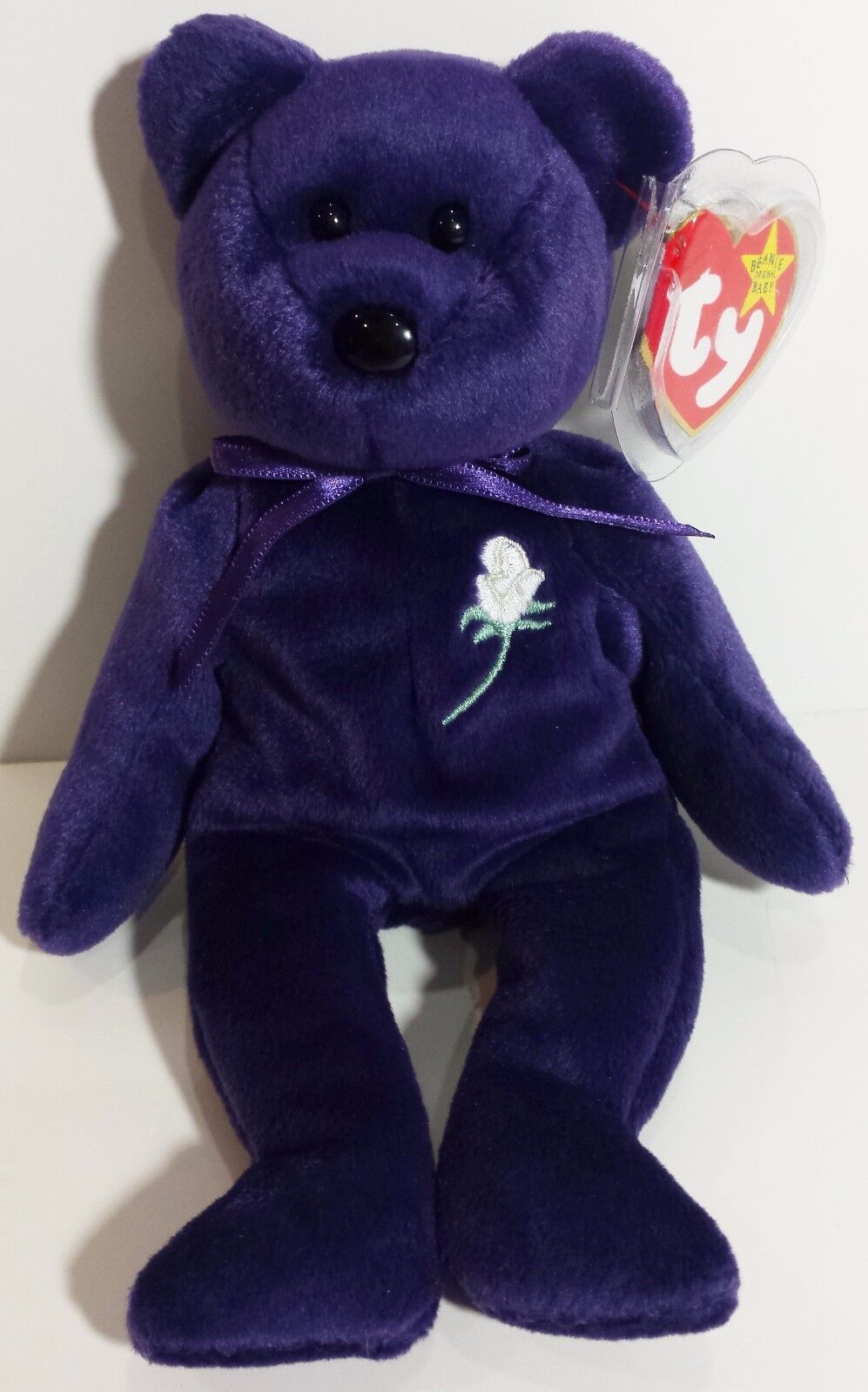 Ty Beanie Baby ~ PRINCESS the Diana Bear from 1997 ~ RARE & RETIRED MINT