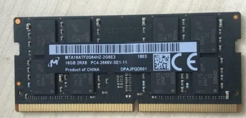 16GB Micon 2Rx8 PC4-2666V-SE1 HTA16ATF2G64HZ-2G6E3 DDR4 DPAJPQD001 f. Mac mini