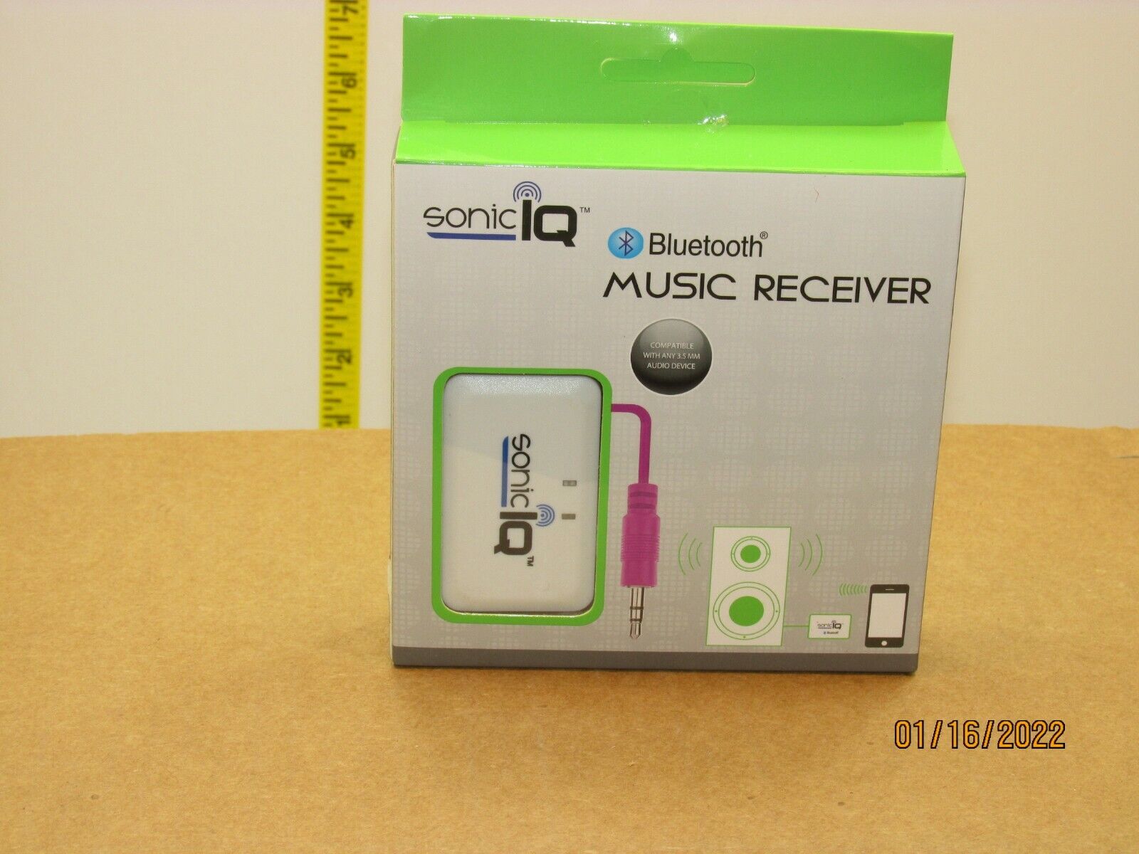 The listing is for:(1) Sonic IQ BTR-24-2609 Bluetooth Audio Receiver-White