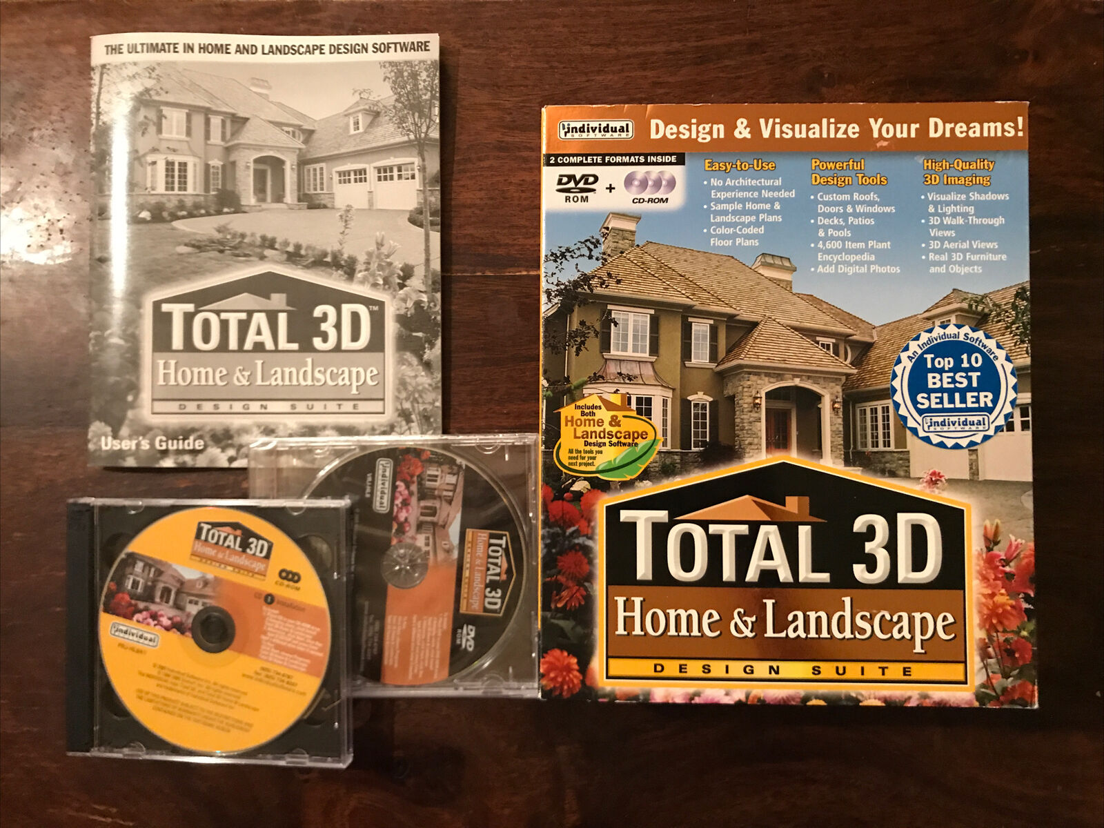 Total 3D Home & Landscape Suite-+ CD-Rom & DVD-ROM