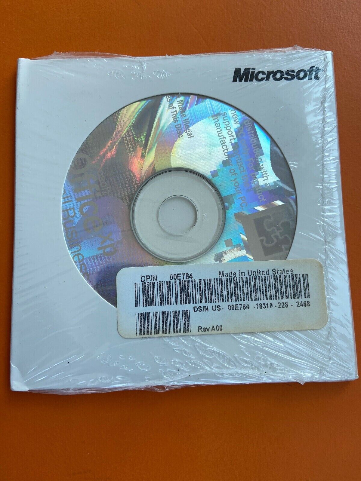 Microsoft Office XP Professional Windows w/ Product Key *Brand New, Sealed*
