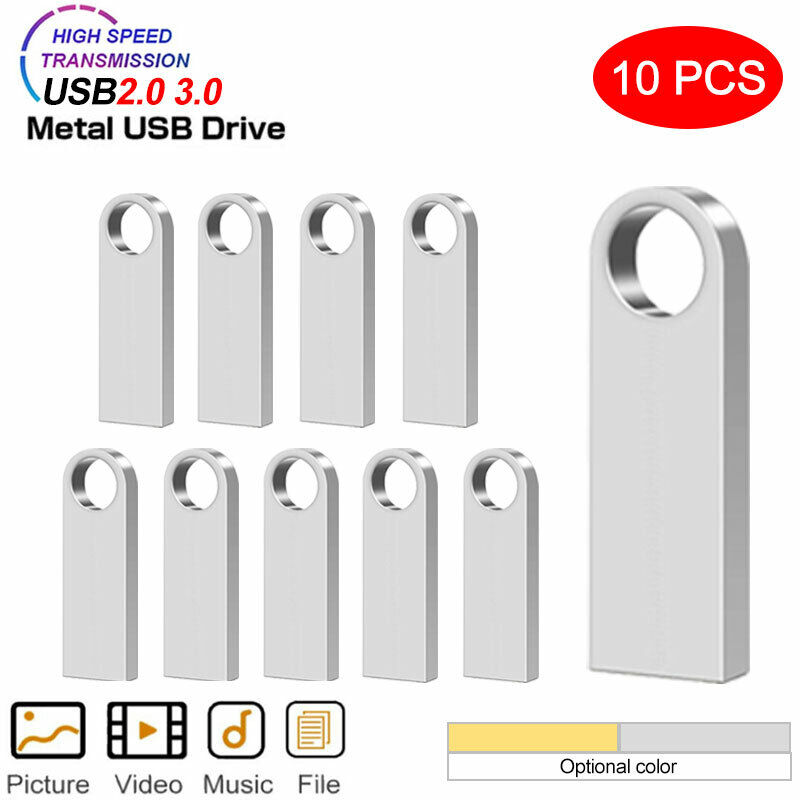 Wholesale/Lot/Bulk/10 Pack USB 2.0 Flash Drive 64GB USB Stick Memory Stick Thumb