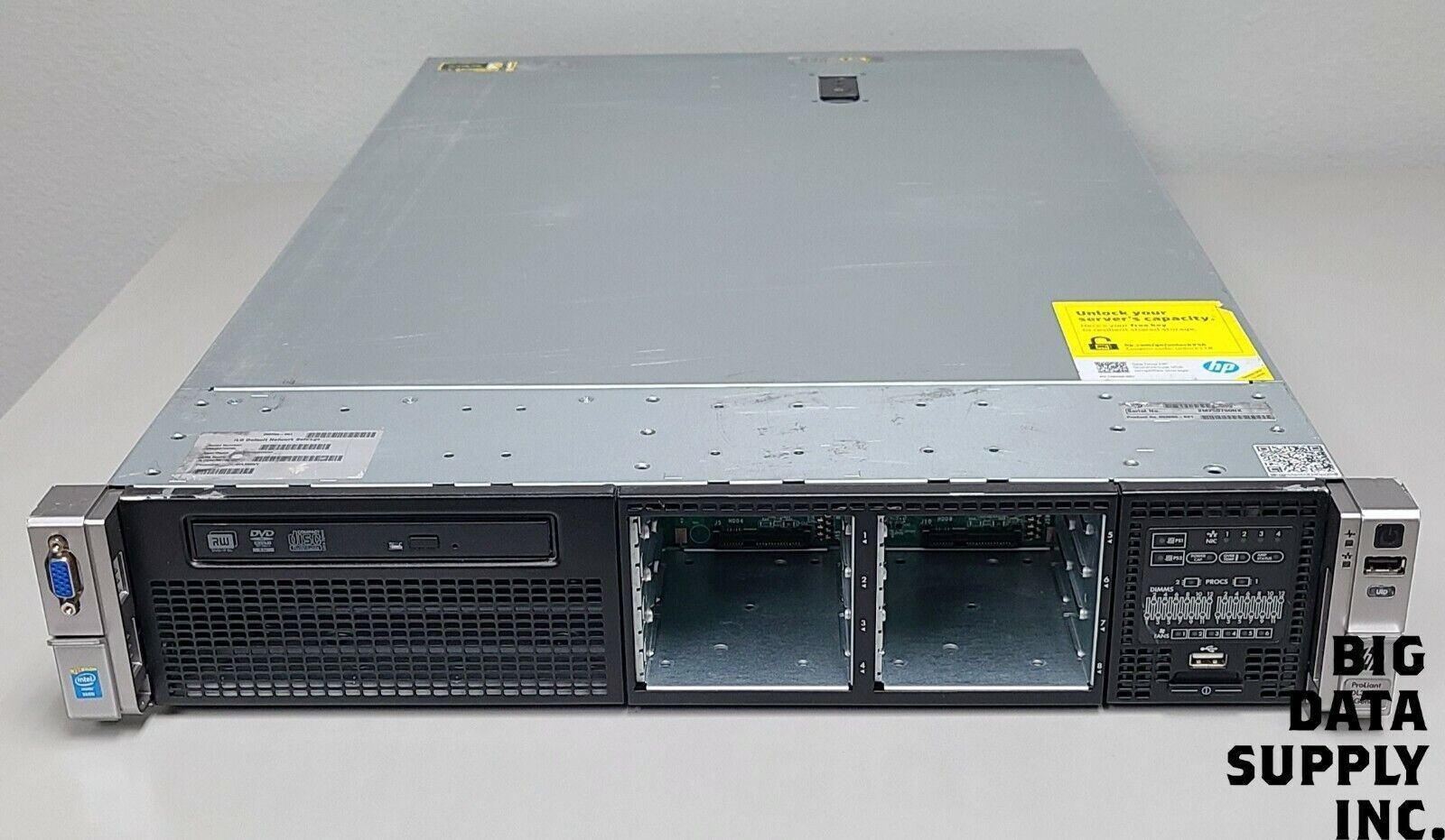 HP Proliant DL380P Gen8 HSTNS-5163 Server Enclosure No HDD No RAM P/N 653200-B21