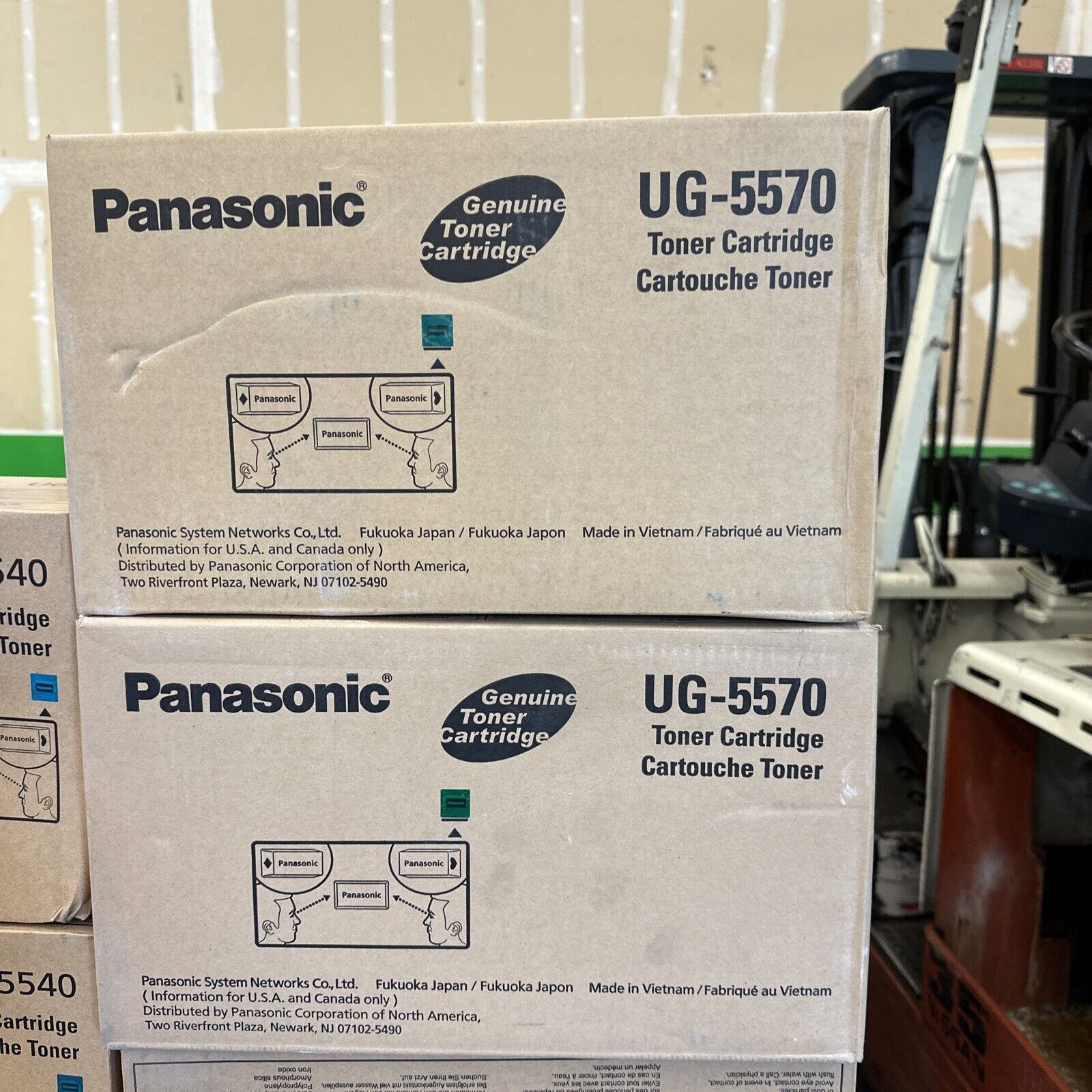 1 NEW Panasonic UG-5570 UG-5570-AUC Black Toner Cartridge -Factory Sealed