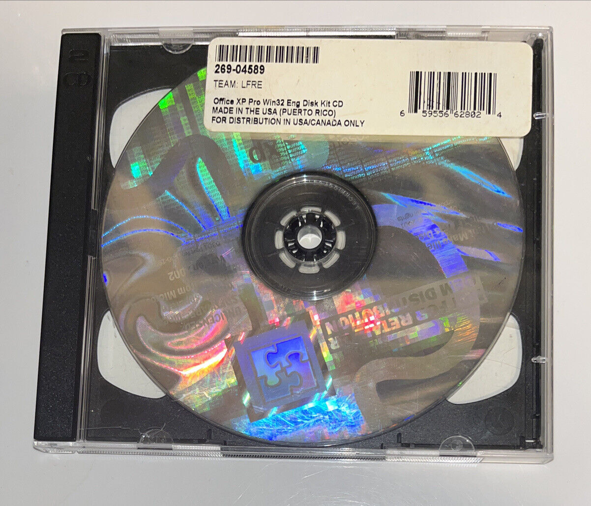 Microsoft Office XP Professional v2002 Software_3 Disc Set