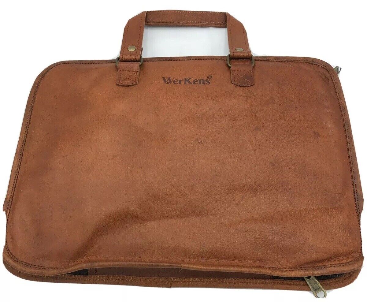 WerKens Genuine Leather Laptop Tablet Case. 