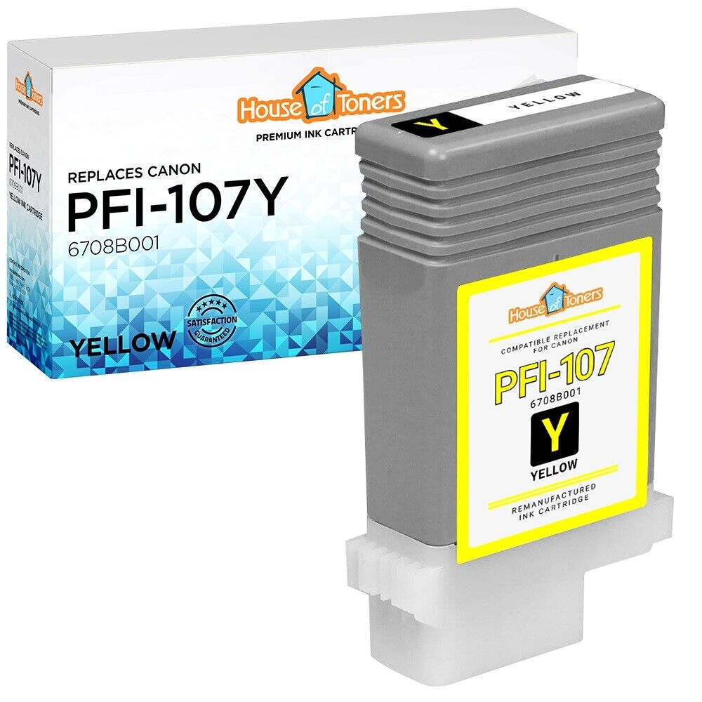 Canon PFI-107 Yellow for imagePROGRAF IPF 670 680 685 770 780 785