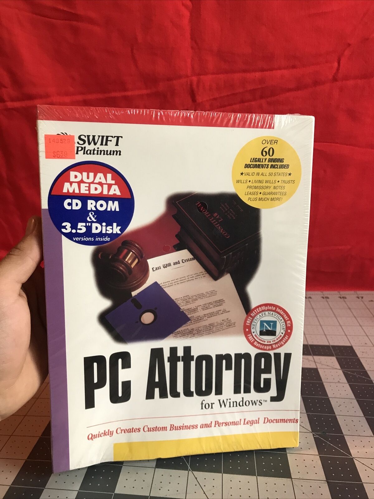 Vintage 1994 Swift Platinum PC Attorney for Windows Sealed NEW Rare Item