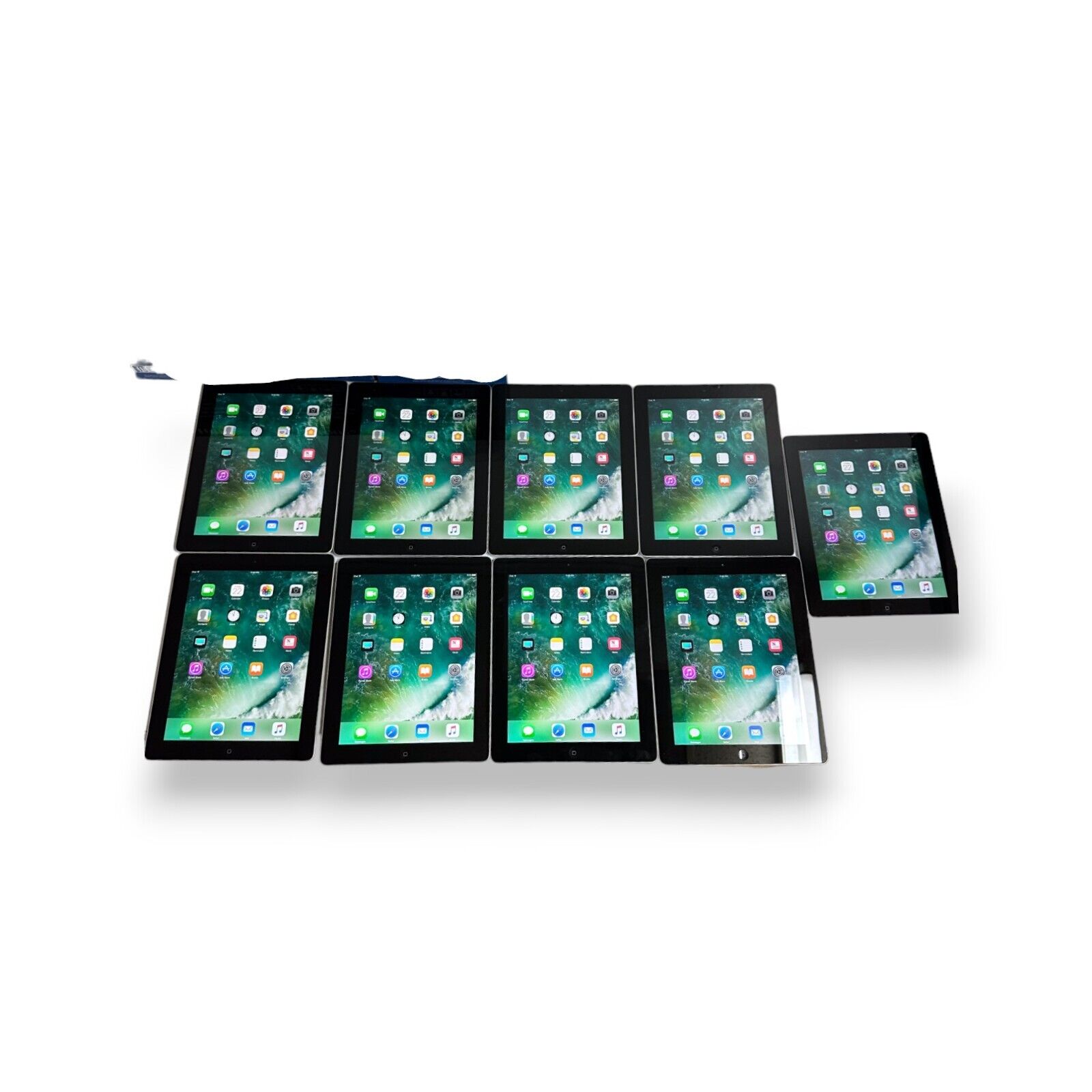 LOT OF 9  Apple iPad 4th gen  A1458  16GB  9.7