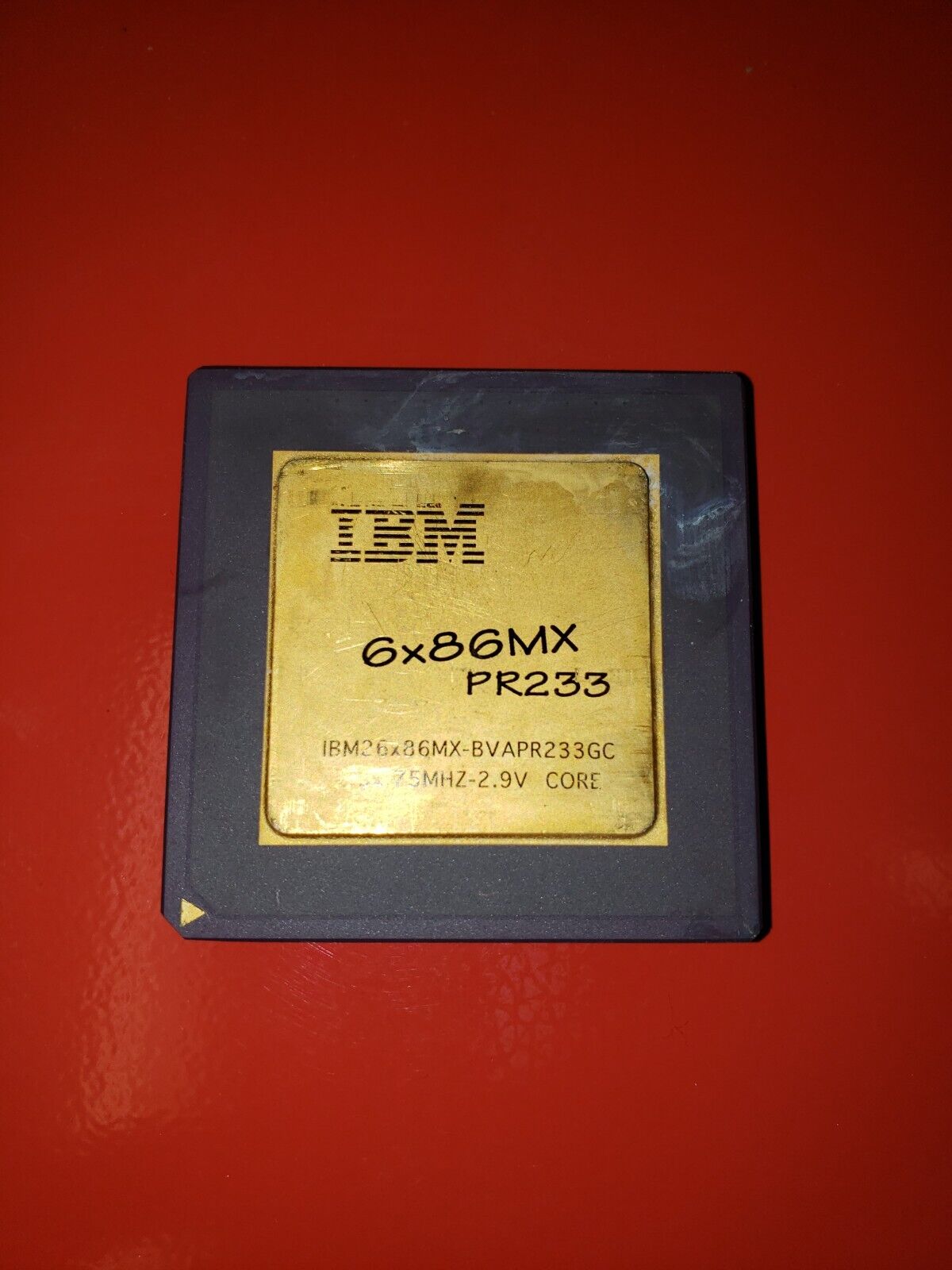 Vintage IBM 6x86MX PR233 CPU Processor 75mhz