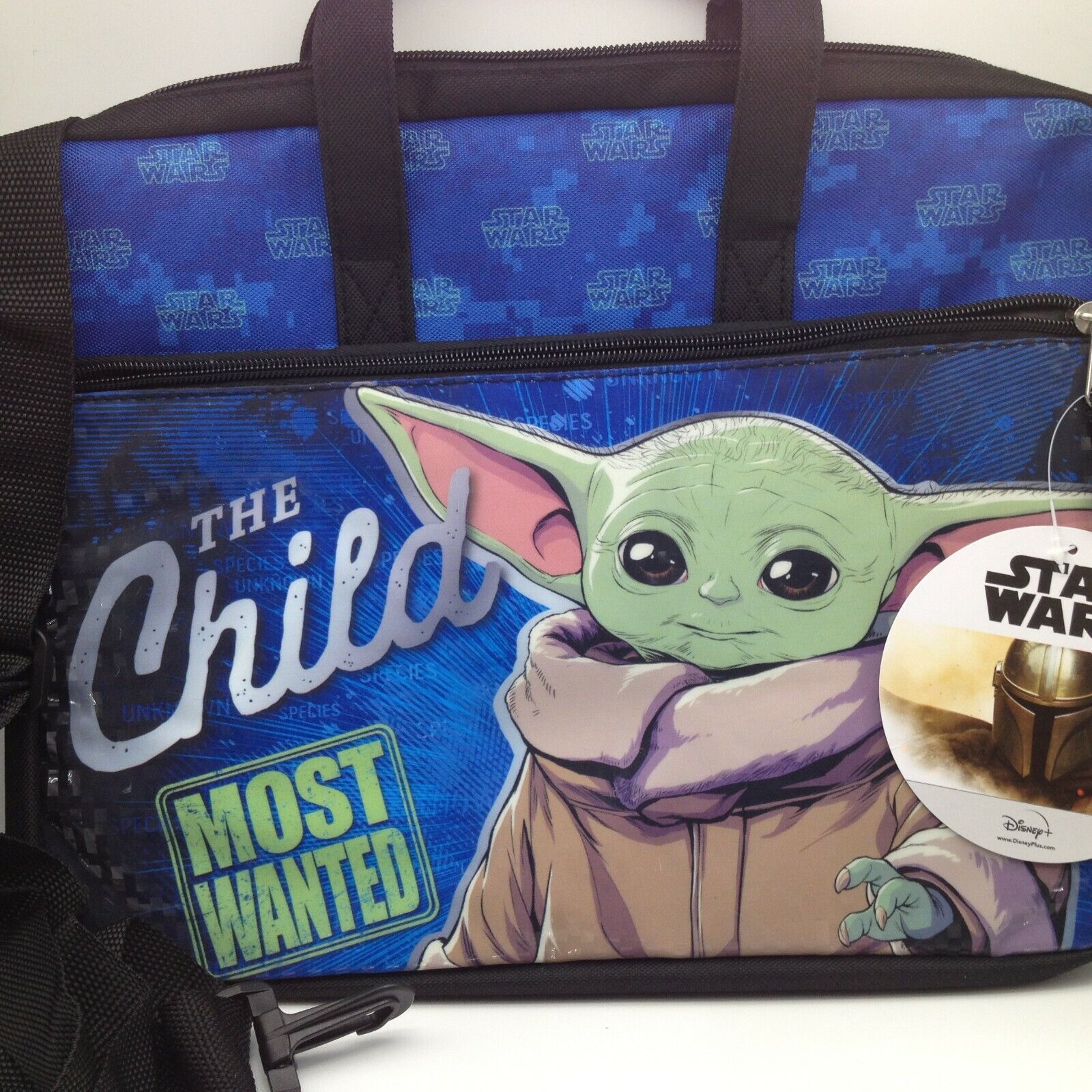 Star Wars The Mandalorian The Child Baby Yoda Tablet Laptop Case Shoulder Strap