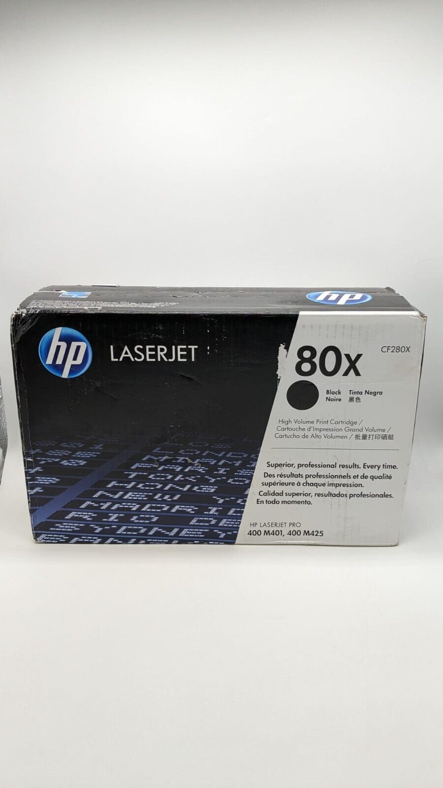 HP CF280X 80X LaserJet Pro Black Toner Cartridge Original High Yield Ink 1 box