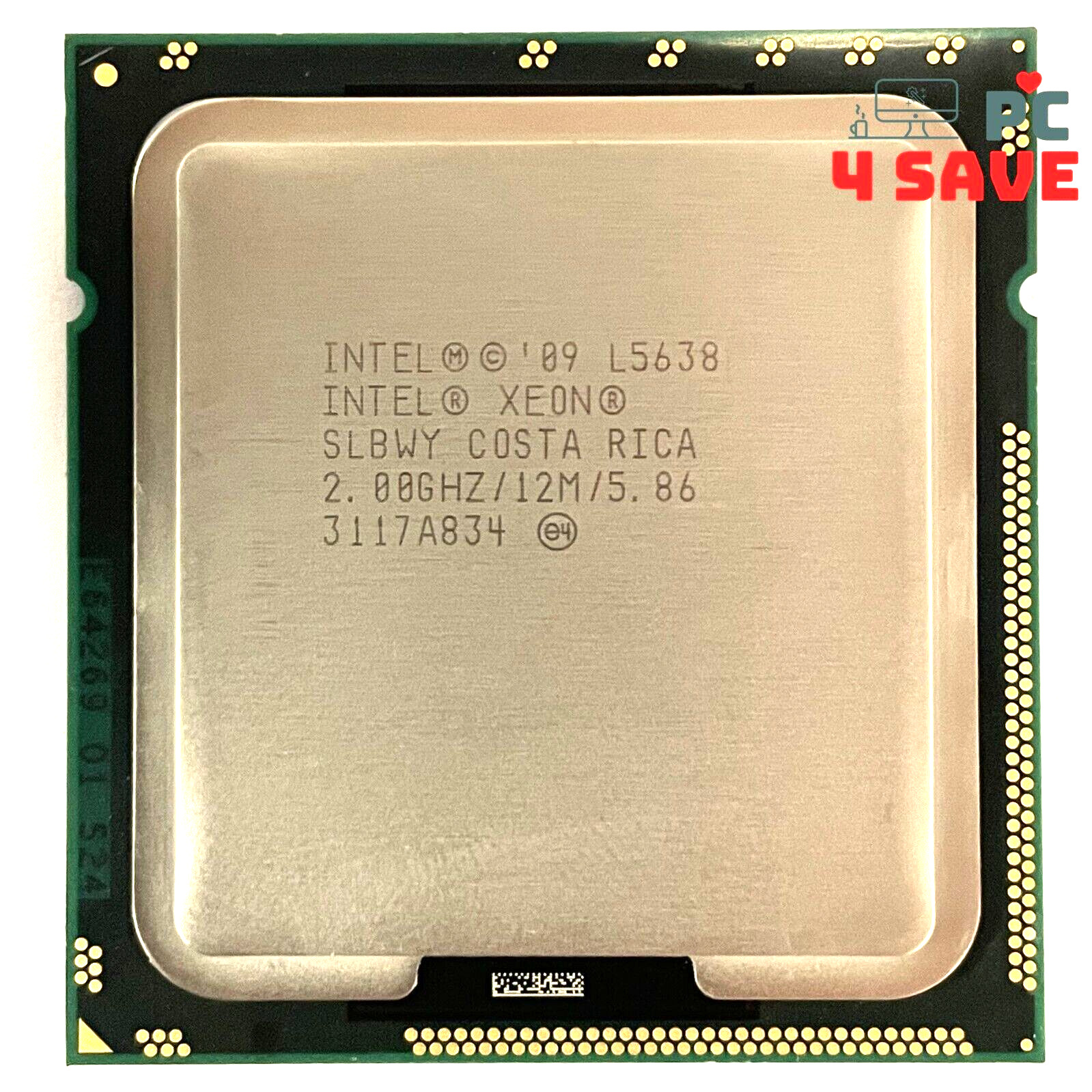 Intel Xeon L5638 2.00GHz 6-Core 12MB LGA1366 Server Processor CPU SLBWY 60W