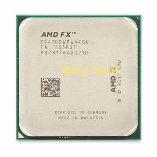 AMD FX-4100 FX-4130 FX-4170 FX-4300 FX-4350 Quad-Core Socket AM3+ CPU Processor