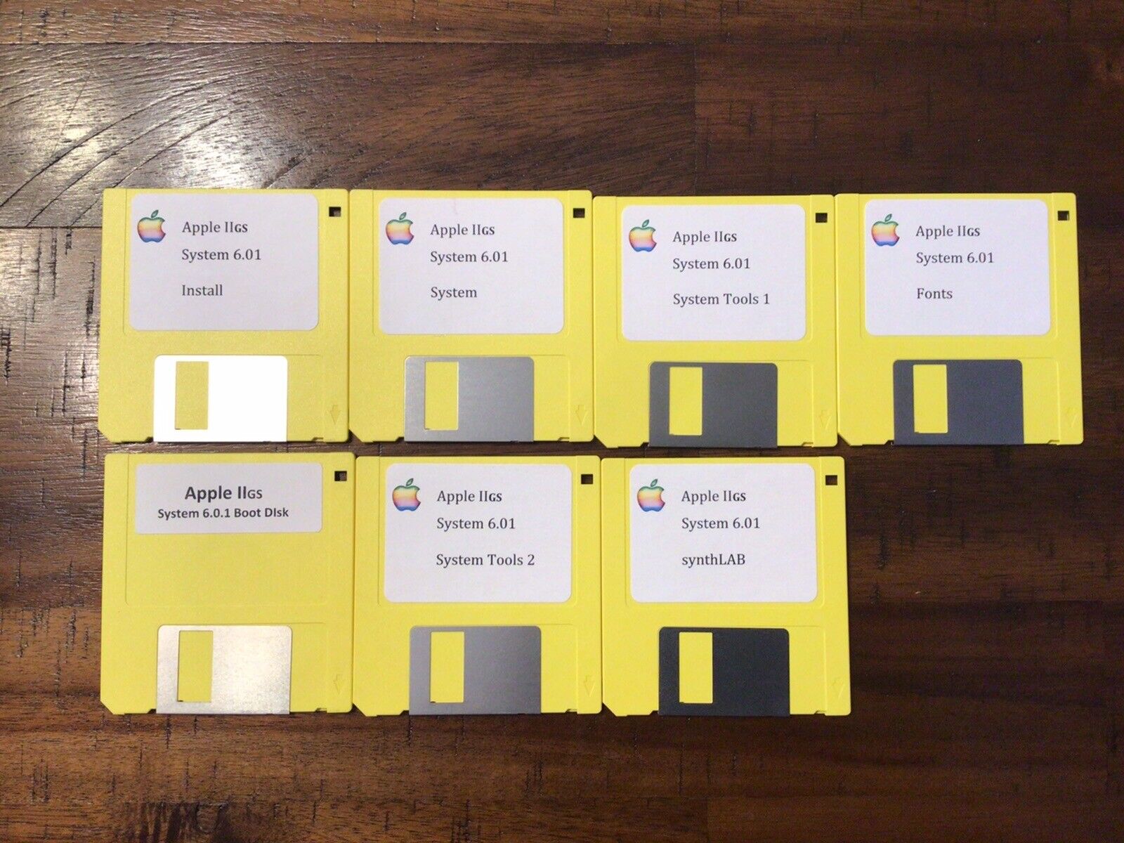 IIGS / OS System 6.0.1 Disk Set - For the Apple IIgs Home Computer (copy)
