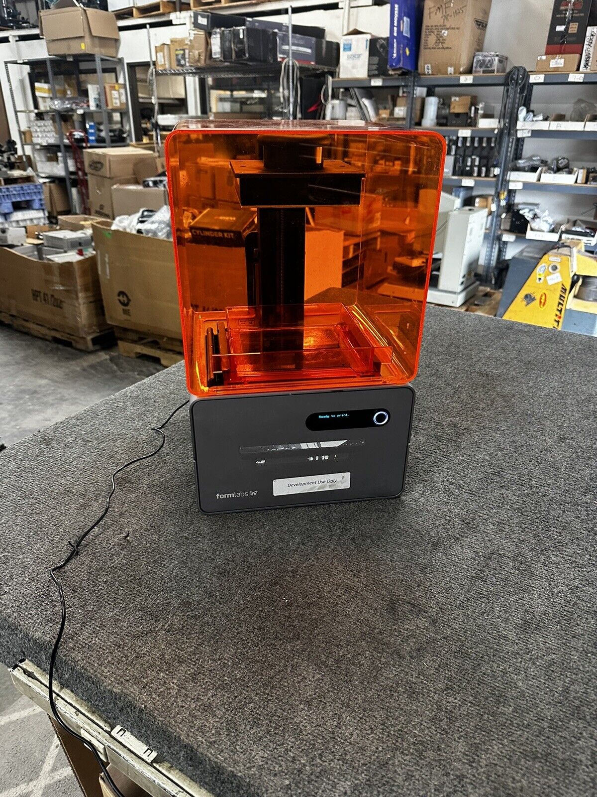 Formlabs Form 1+ SLA 3D Printer, w/ Power & USB Cable, Powers on \