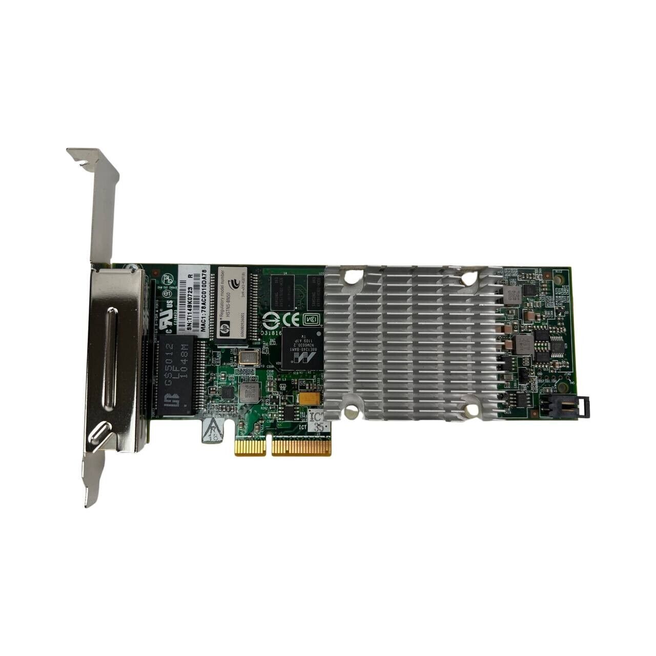 HP NC375T PCIe QUAD PORT GIGABIT SERVER ADAPTER 491176-001 539931-001 538696-B21