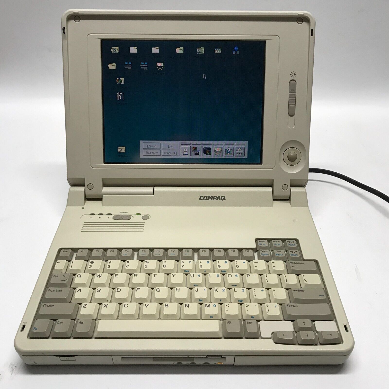 Vintage Compaq LTE Elite 4/75CX Laptop 16MB RAM OS/2 Series 2850B 149659-008
