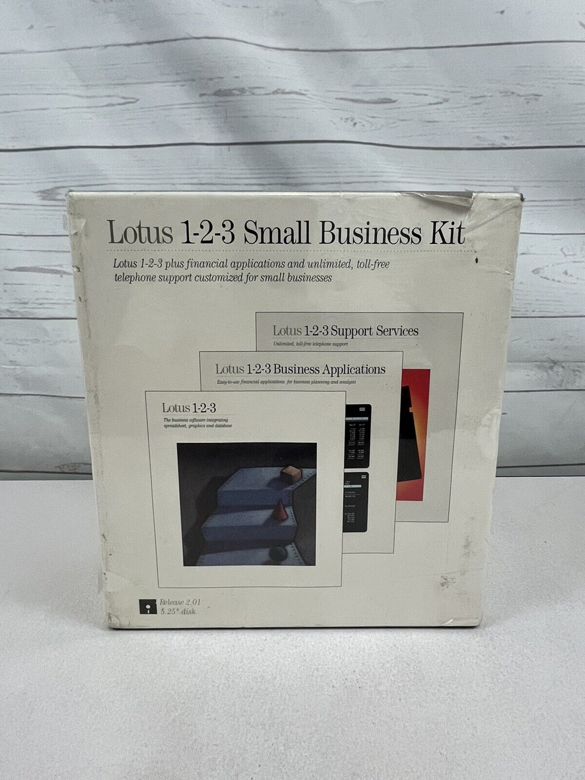 Lotus 123 Small Business Kit 5.25” Version IBM 3270 Copyright 1987 New