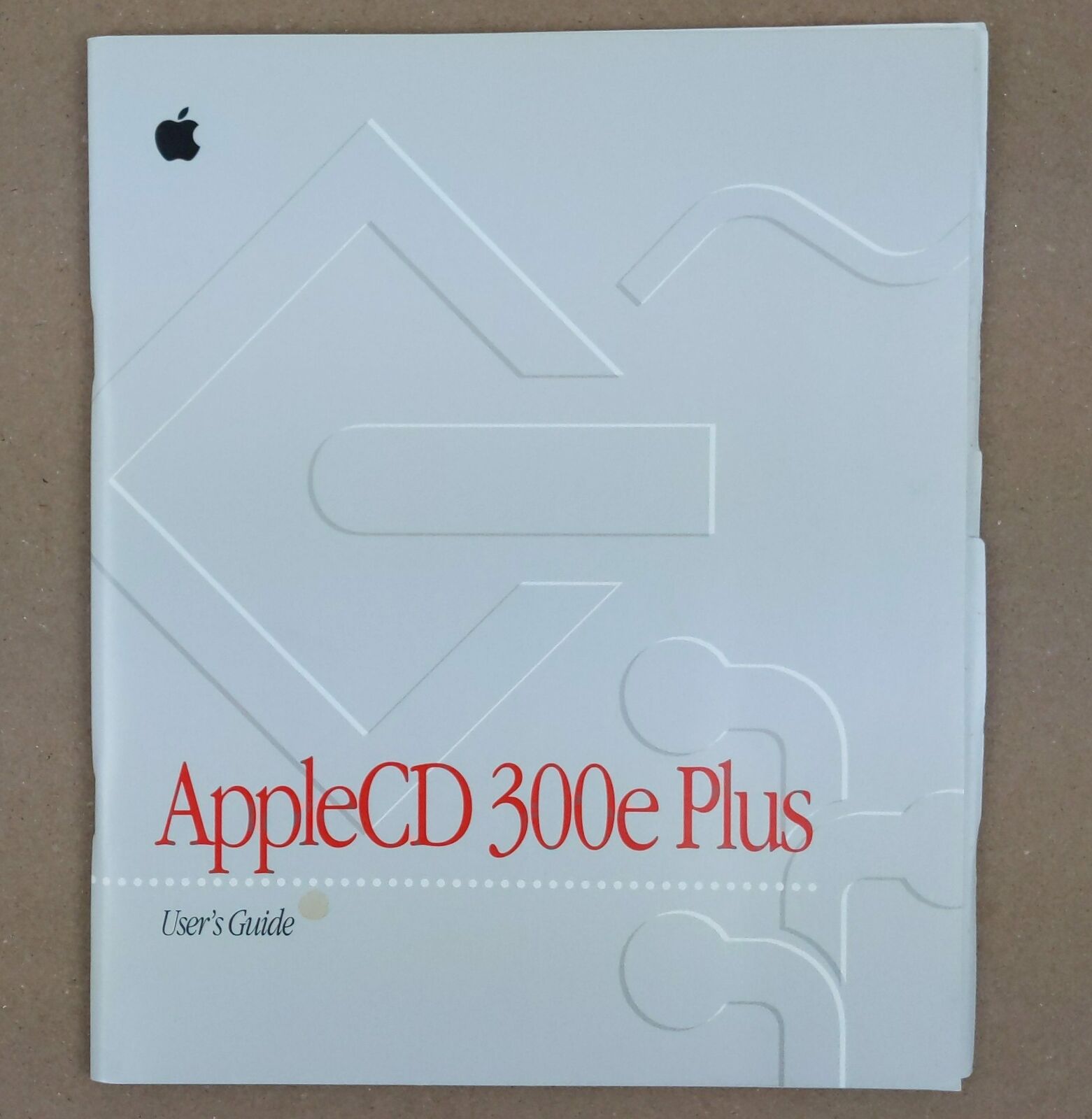 AppleCD 300e Plus User's Guide ~ Apple Macintosh Book, Vintage MAC