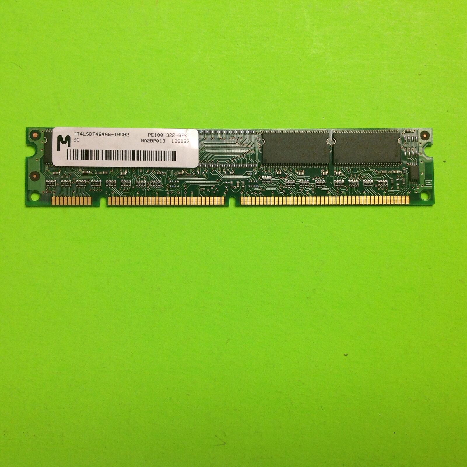 Micron MT4LSDT464AG-10CB2 SDR PC-100 Random Access Memory RAM