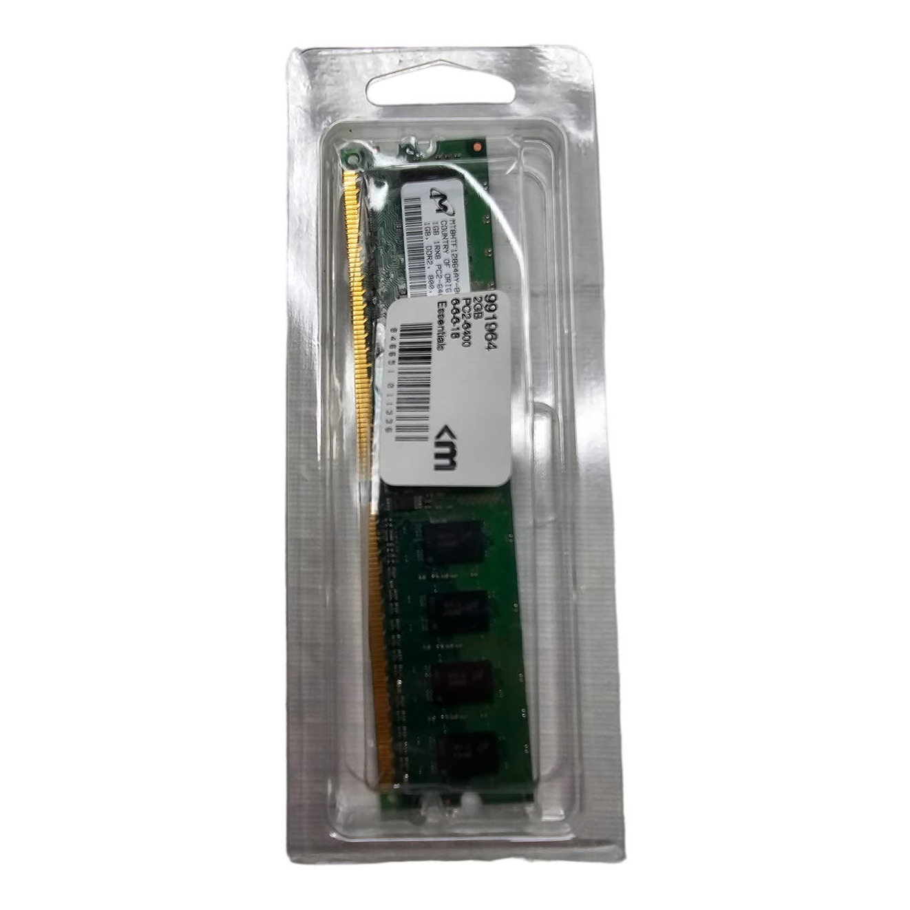 Micron 1GB 1RX8 PC2-6400U DDR2 Desktop Memory Ram MT8HTF12864AY-800J1