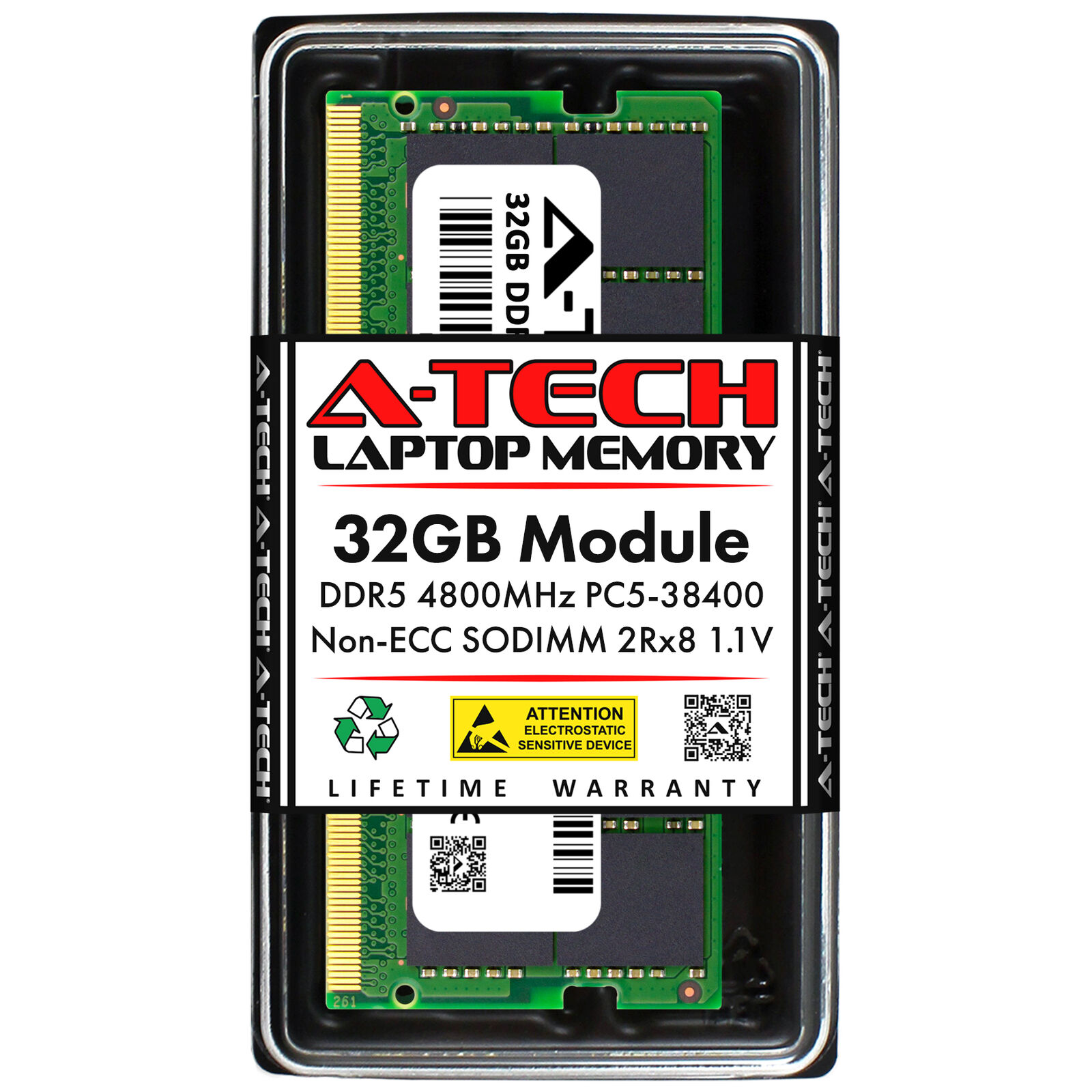 32GB DDR5 PC5-38400 Lenovo 4X71K20070 Equivalent Laptop Memory RAM